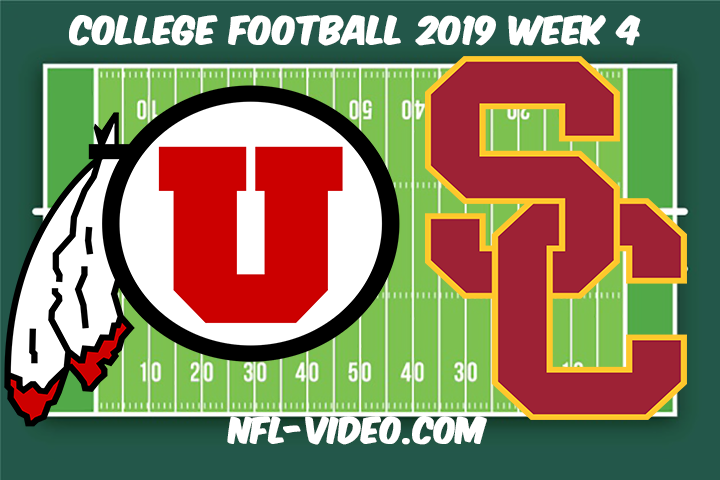 Utah vs USC Football Full Game & Highlights 2019 Week 4 College Football