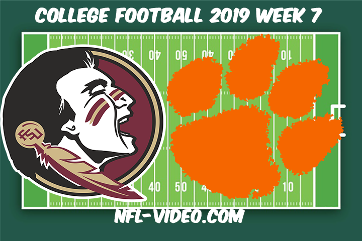 Florida State vs Clemson Football Full Game & Highlights 2019 Week 7 College Football