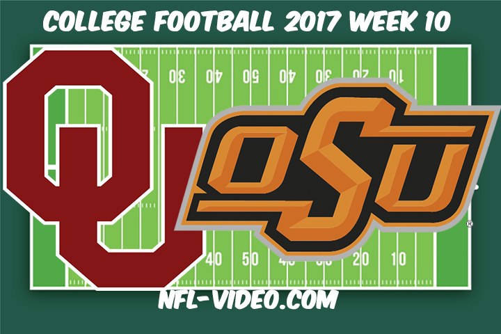 Oklahoma vs Oklahoma State Football Full Game & Highlights 2017 College Football