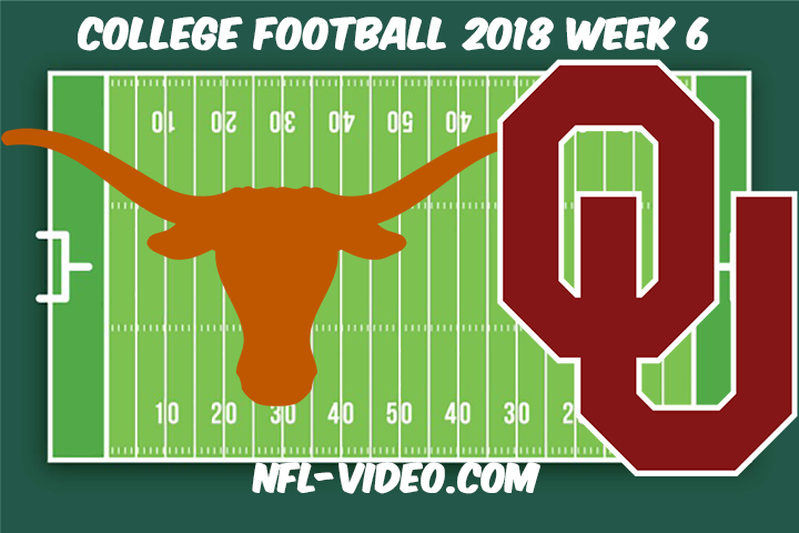 Texas vs Oklahoma Football Full Game & Highlights 2018 College Football