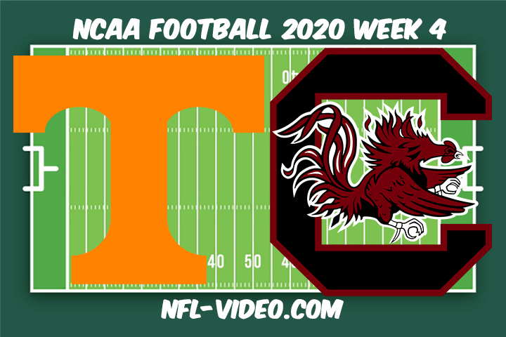 Tennessee  vs South Carolina Football Full Game & Highlights 2020 College Football Week 4