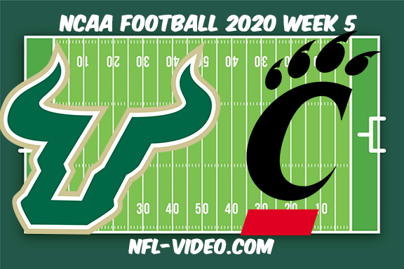 South Florida vs Cincinnati Football Full Game & Highlights 2020 College Football Week 5