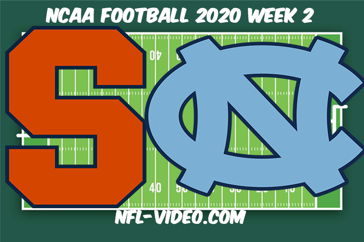 Syracuse vs North Carolina Football Full Game & Highlights 2020 College Football Week 2