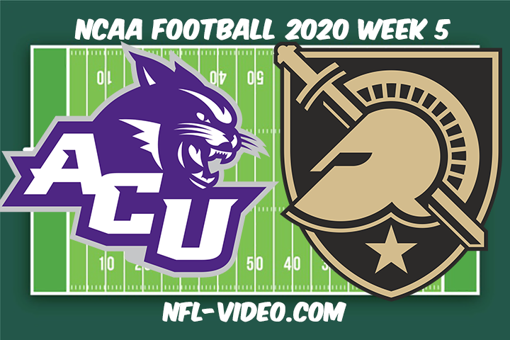Abilene Christian vs Army Football Full Game & Highlights 2020 College Football Week 5