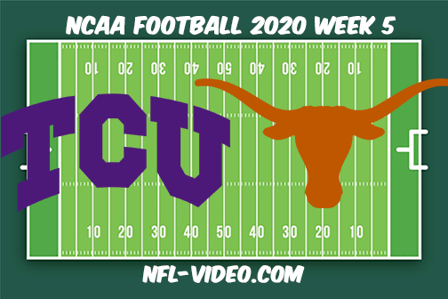 TCU vs Texas Football Full Game & Highlights 2020 College Football Week 5