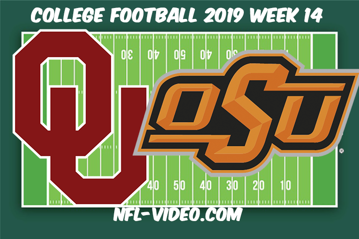 Oklahoma vs Oklahoma State Football Full Game & Highlights 2019 Week 14 College Football