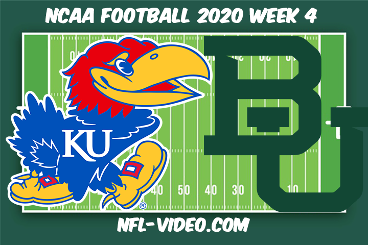 Kansas vs Baylor Football Full Game & Highlights 2020 College Football Week 4