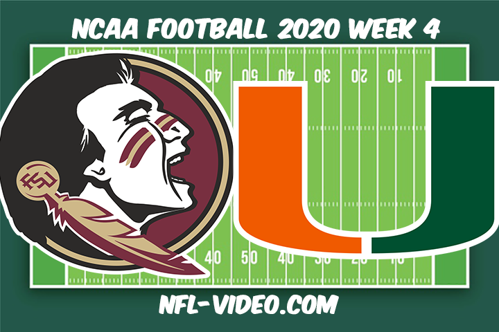 Florida State vs Miami Football Full Game & Highlights 2020 College Football Week 4