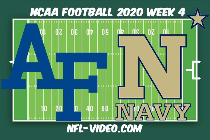 Navy vs Air Force Football Full Game & Highlights 2020 College Football Week 5