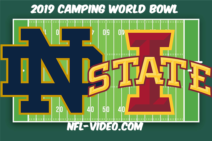 Notre Dame vs Iowa State Football Full Game & Highlights 2019 Camping World Bowl