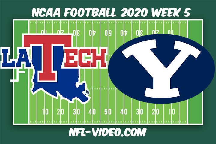 Louisiana Tech vs BYU Football Full Game & Highlights 2020 College Football Week 5