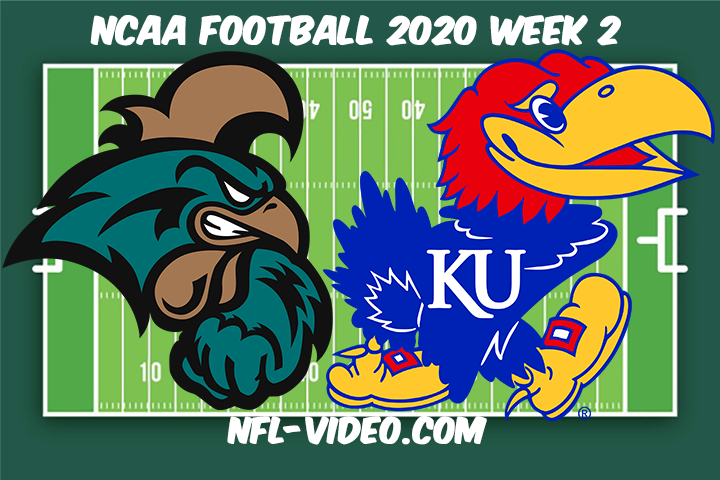 Coastal Carolina vs Kansas Football Full Game & Highlights 2020 College Football Week 2