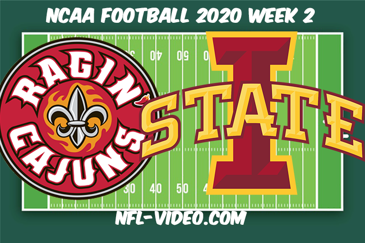 Louisiana vs Iowa State Football Full Game & Highlights 2020 College Football Week 2