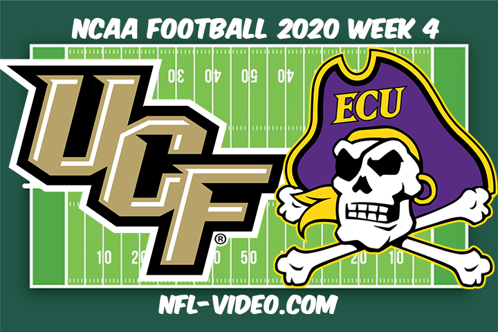 UCF vs East Carolina Football Full Game & Highlights 2020 College Football Week 4