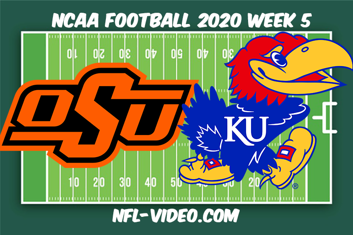 Oklahoma State vs Kansas Football Full Game & Highlights 2020 College Football Week 5