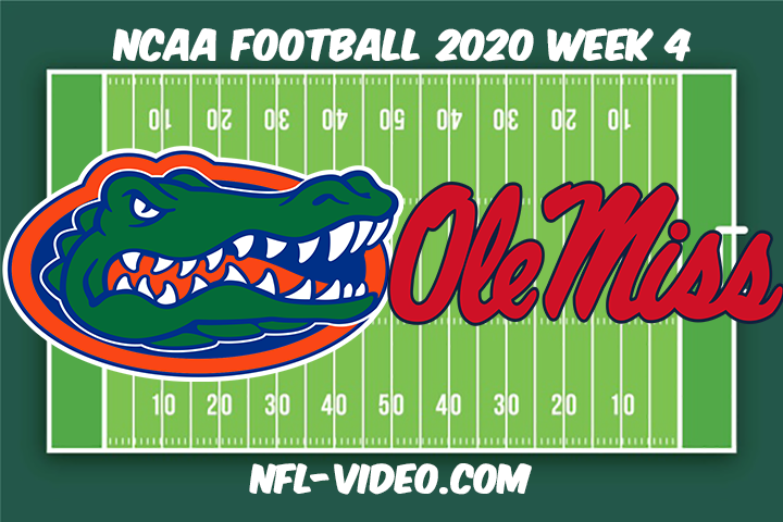 Florida vs Ole Miss Football Full Game & Highlights 2020 College Football Week 4
