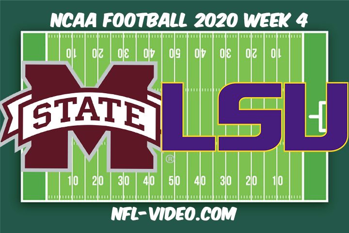 Mississippi State vs LSU Football Full Game & Highlights 2020 College Football Week 4