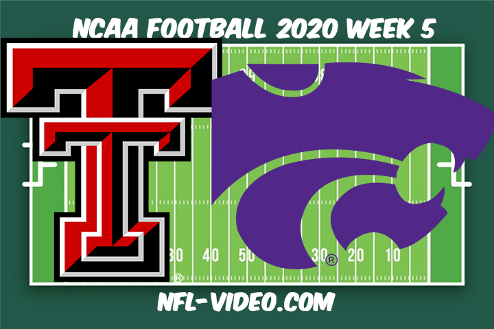 Texas Tech vs Kansas State Football Full Game & Highlights 2020 College Football Week 5