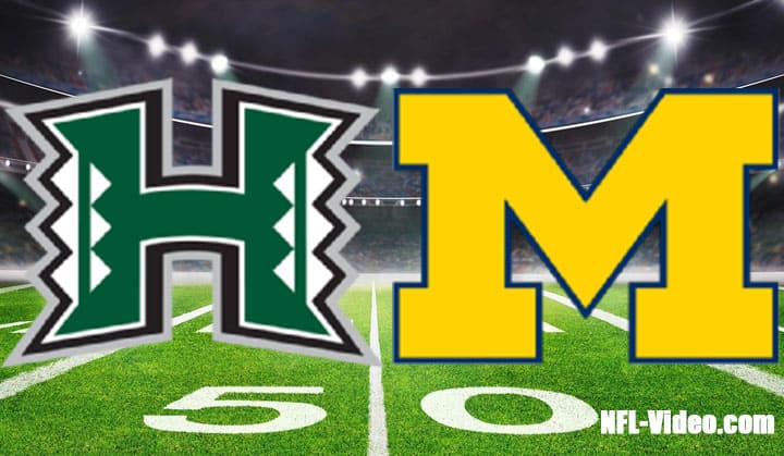 Hawai’i vs Michigan Football Week 2 2022 Full Game Replay NCAA College Football