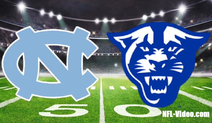 North Carolina vs Georgia State Football Week 2 2022 Full Game Replay NCAA College Football