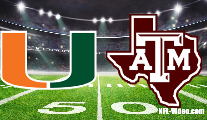 Miami vs Texas A&M Football Week 3 2022 Full Game Replay NCAA College Football