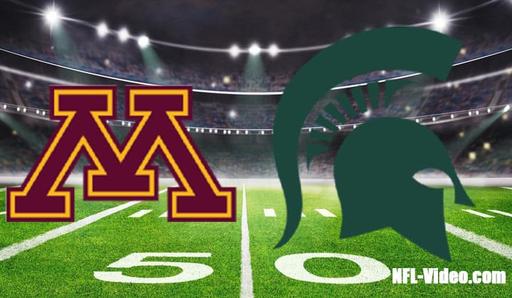 Minnesota vs Michigan State Football Week 4 2022 Full Game Replay NCAA College Football