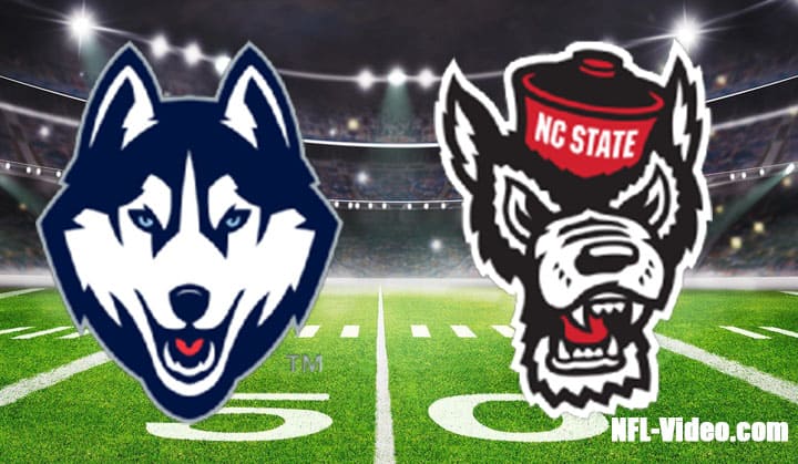 UConn vs NC State Football Week 4 2022 Full Game Replay NCAA College Football