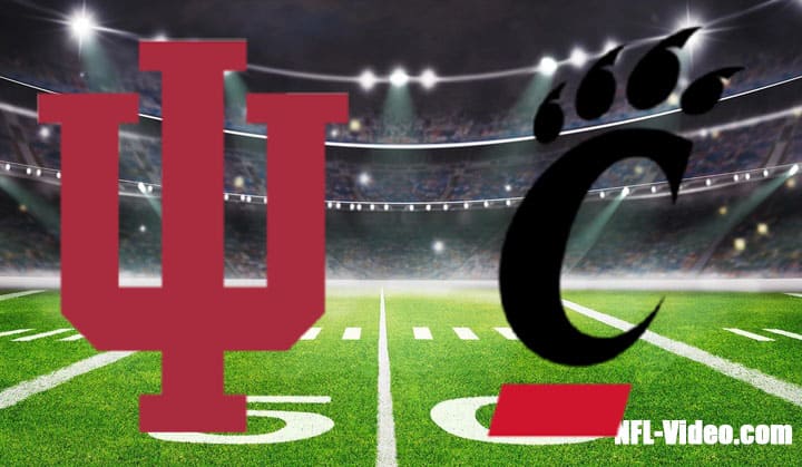 Indiana vs Cincinnati Football Week 4 2022 Full Game Replay NCAA College Football