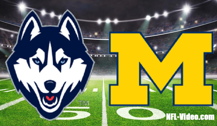 UConn vs Michigan Football Week 3 2022 Full Game Replay NCAA College Football