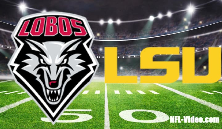New Mexico vs LSU Football Week 4 2022 Full Game Replay NCAA College Football