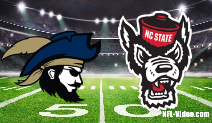 Charleston Southern vs NC State Football Week 2 2022 Full Game Replay NCAA College Football