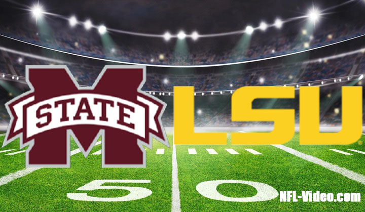 Mississippi State vs LSU Football Week 3 2022 Full Game Replay NCAA College Football