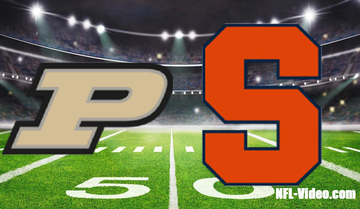 Purdue vs Syracuse Football Week 3 2022 Full Game Replay NCAA College Football