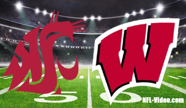 Washington State vs Wisconsin Football Week 2 2022 Full Game Replay NCAA College Football