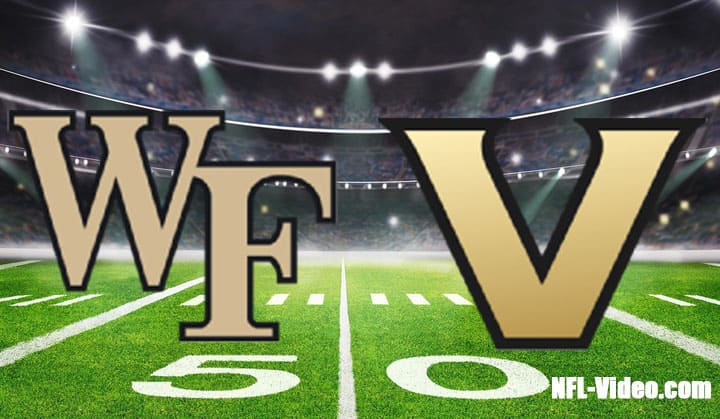 Wake Forest vs Vanderbilt Football Week 2 2022 Full Game Replay NCAA College Football