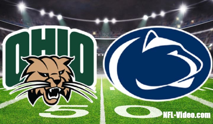 Ohio vs Penn State Football Week 2 2022 Full Game Replay NCAA College Football