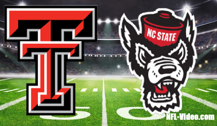 Texas Tech vs NC State Football Week 3 2022 Full Game Replay NCAA College Football