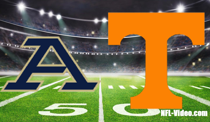 Akron vs Tennessee Football Week 3 2022 Full Game Replay NCAA College Football