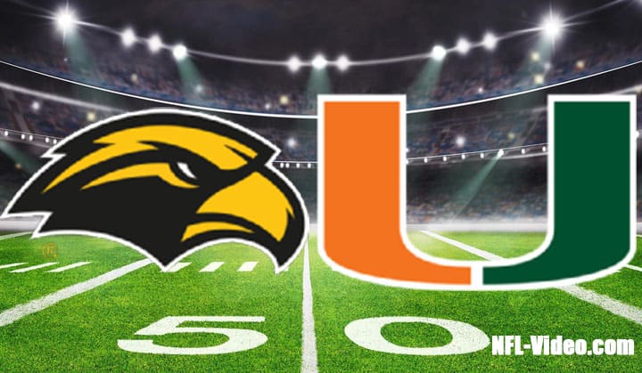 Southern Mississippi vs Miami Football Week 2 2022 Full Game Replay NCAA College Football