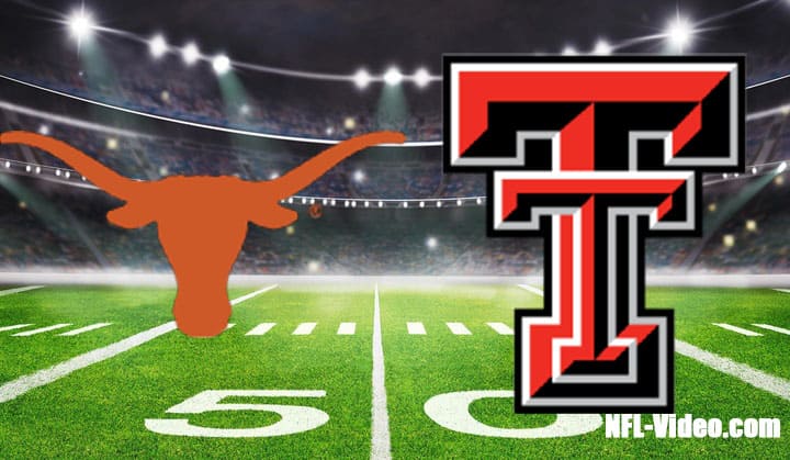 Texas vs Texas Tech Football Week 4 2022 Full Game Replay NCAA College Football