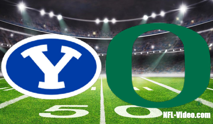 BYU vs Oregon Football Week 3 2022 Full Game Replay NCAA College Football