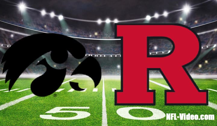 Iowa vs Rutgers Football Week 4 2022 Full Game Replay NCAA College Football