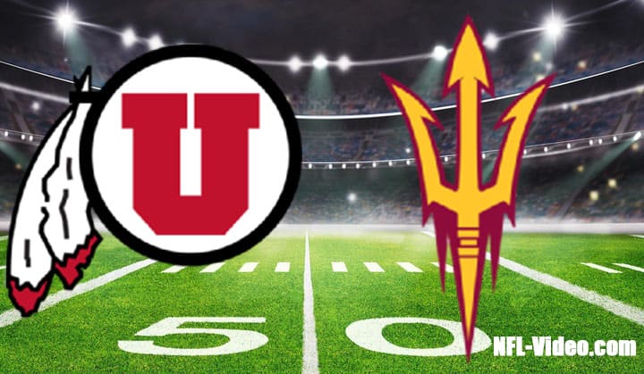 Utah vs Arizona State Football Week 4 2022 Full Game Replay NCAA College Football