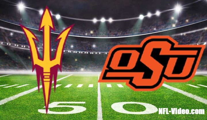 Arizona State vs Oklahoma State Football Week 2 2022 Full Game Replay NCAA College Football