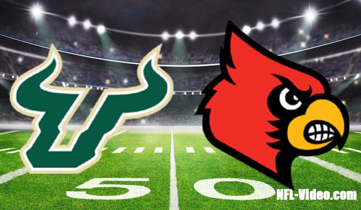 South Florida vs Louisville Football Week 4 2022 Full Game Replay NCAA College Football