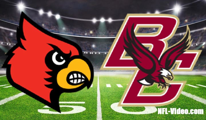 Louisville vs Boston College Football Week 5 2022 Full Game Replay NCAA College Football
