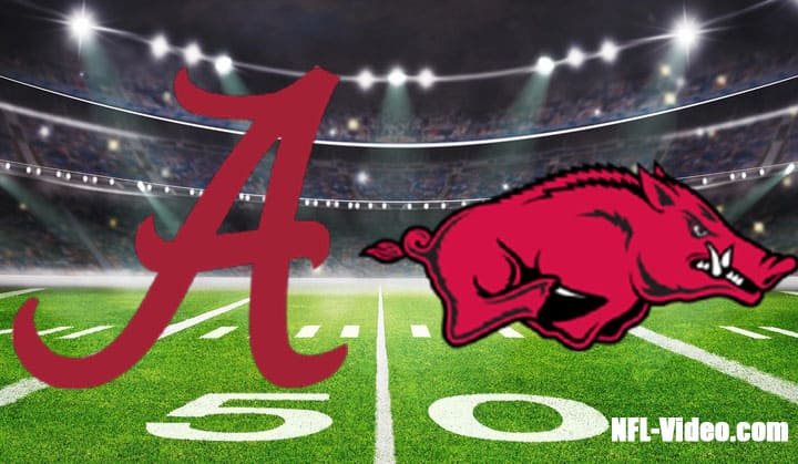 Alabama vs Arkansas Football Week 5 2022 Full Game Replay NCAA College Football