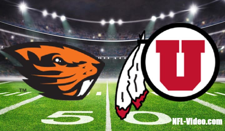 Oregon State vs Utah Football Week 5 2022 Full Game Replay NCAA College Football