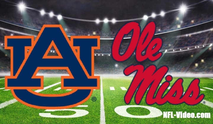 Auburn vs Ole Miss Football Week 7 2022 Full Game Replay NCAA College Football