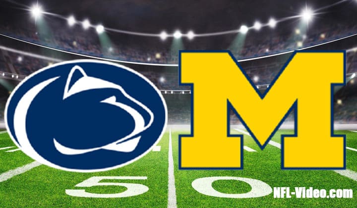 Penn State vs Michigan Football Week 7 2022 Full Game Replay NCAA College Football